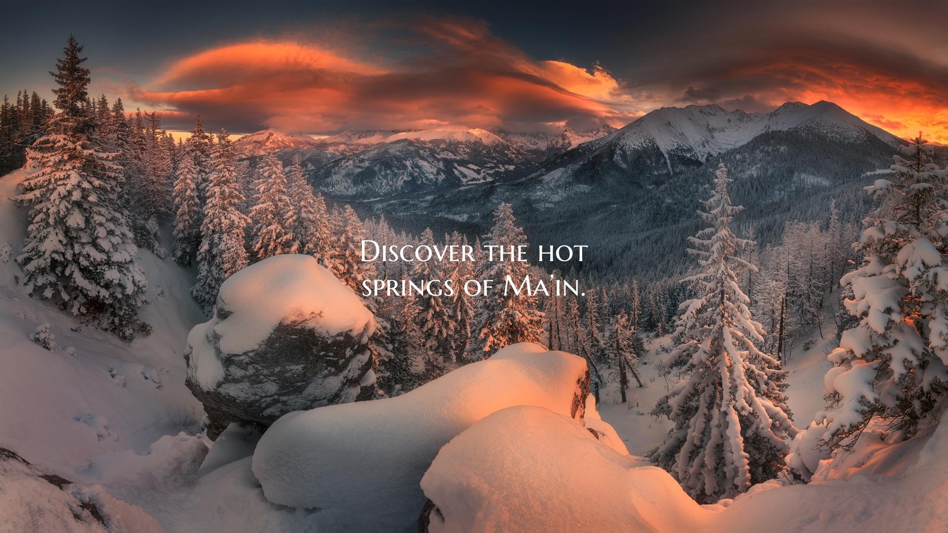 Discover the hot springs of Ma’in.
