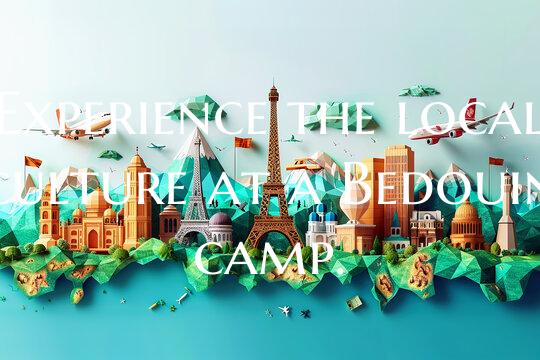 Experience the local culture at a Bedouin camp.